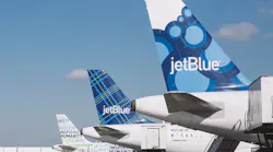 Jet Blue Tailfins