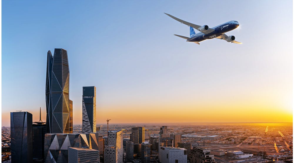 Boeing and Riyadh Air announced that the new Saudi Arabian carrier has chosen the 787 Dreamliner to power its global launch and support its goal of operating one of the most efficient and sustainable fleets in the world.