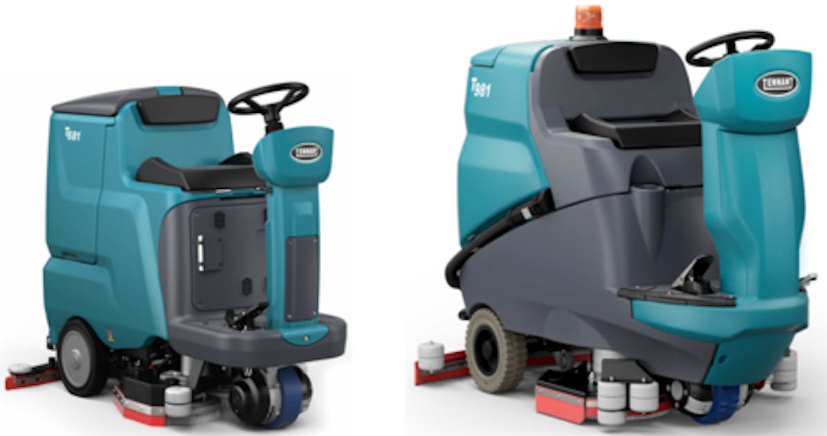 Tennant T681 Small Ride-On Floor Scrubber-Dryer