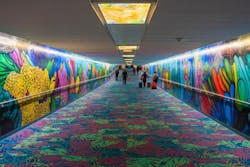 Aquarius art tunnel Aquarius art tunnel