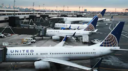 A 2021 file photo of United Airlines planes at Newark Liberty International Airport in Newark, New Jersey. The FAA is investigating an incident between two United planes at Boston Logan International Airport on Monday.