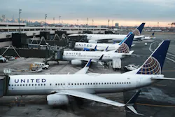 A 2021 file photo of United Airlines planes at Newark Liberty International Airport in Newark, New Jersey. The FAA is investigating an incident between two United planes at Boston Logan International Airport on Monday.