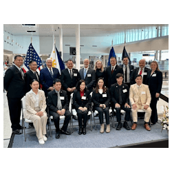 Representatives from TSA, Indianapolis International Airport, and elected officials welcomed a delegation of high-level aviation officials from the Philippines to Indianapolis for two weeks of security training.