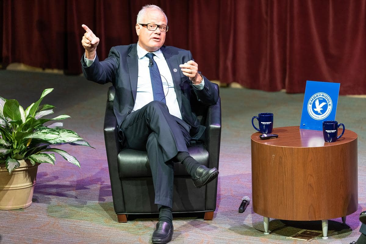 Gianfranco &ldquo;Panda&rdquo; Beting, who co-founded both Azul Airlines and Breeze Airways, outlined the secret ingredients for a disruptive aviation company at a recent Presidential Speaker Series event held on Embry-Riddle&rsquo;s Daytona Beach Campus.