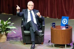 Gianfranco “Panda” Beting, who co-founded both Azul Airlines and Breeze Airways, outlined the secret ingredients for a disruptive aviation company at a recent Presidential Speaker Series event held on Embry-Riddle’s Daytona Beach Campus. Gianfranco “Panda” Beting, who co-founded both Azul Airlines and Breeze Airways, outlined the secret ingredients for a disruptive aviation company at a recent Presidential Speaker Series event held on Embry-Riddle’s Daytona Beach Campus.