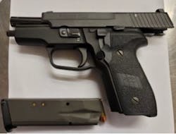 TSA officers prevented a Pittsburgh, Pa., man from carrying this handgun through the security checkpoint at Pittsburgh International Airport on March 24.