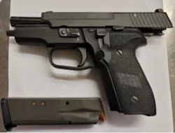 TSA officers prevented a Pittsburgh, Pa., man from carrying this handgun through the security checkpoint at Pittsburgh International Airport on March 24.