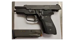 TSA officers prevented a Pittsburgh, Pa., man from carrying this handgun through the security checkpoint at Pittsburgh International Airport on March 24.