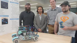 A patent-pending, base-contracting wheelchair prototype designed by teams of recent graduates from the Purdue Polytechnic Institute, College of Engineering and College of Science is being developed to help passengers navigate airports and travel through aircraft aisles.