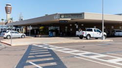 The Security Badging Office at Phoenix Sky Harbor International Airport is in the Airport Operations Building. Companies new to PHX start the badge enrollment process here. Existing companies who are enrolling new badge holders and/or renewing existing badge holders are able to do so via a secure online system. The Security Badging Office at Phoenix Sky Harbor International Airport is in the Airport Operations Building. Companies new to PHX start the badge enrollment process here. Existing companies who are enrolling new badge holders and/or renewing existing badge holders are able to do so via a secure online system.