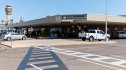 The Security Badging Office at Phoenix Sky Harbor International Airport is in the Airport Operations Building. Companies new to PHX start the badge enrollment process here. Existing companies who are enrolling new badge holders and/or renewing existing badge holders are able to do so via a secure online system. The Security Badging Office at Phoenix Sky Harbor International Airport is in the Airport Operations Building. Companies new to PHX start the badge enrollment process here. Existing companies who are enrolling new badge holders and/or renewing existing badge holders are able to do so via a secure online system.