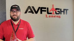 Ethan Begrowicz is operations manager at Avflight Lansing and leads a team of 14 people while overseeing compliance and training and ensuring top-notch line staff performance.