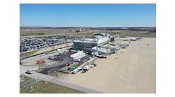 New Boarding bridges serving the terminal expansion