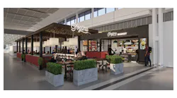 Rendering of Sfoglina and Sfoglina Market at Dulles International Airport