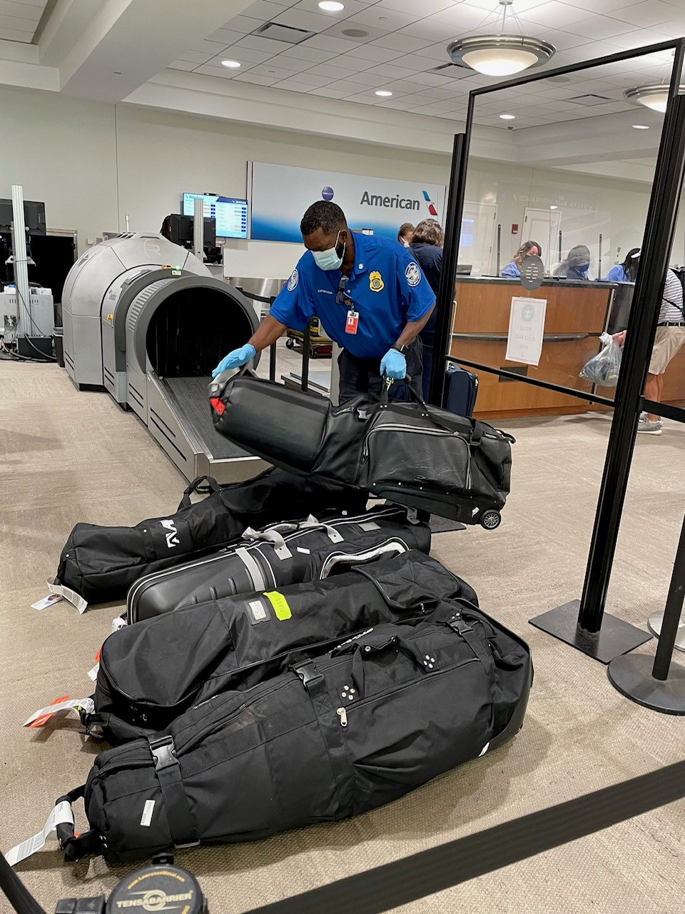 Golf club screening.