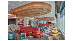 Delta Sky Club customers traveling through Minneapolis-Saint Paul International Airport (MSP) can relax and recharge in a stunning new nature-inspired oasis on the upper level of the recently expanded G concourse.