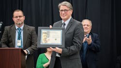 Perrin is presented The Charles Taylor Award, the highest FAA award the aviation industry is offered. Perrin is presented The Charles Taylor Award, the highest FAA award the aviation industry is offered.