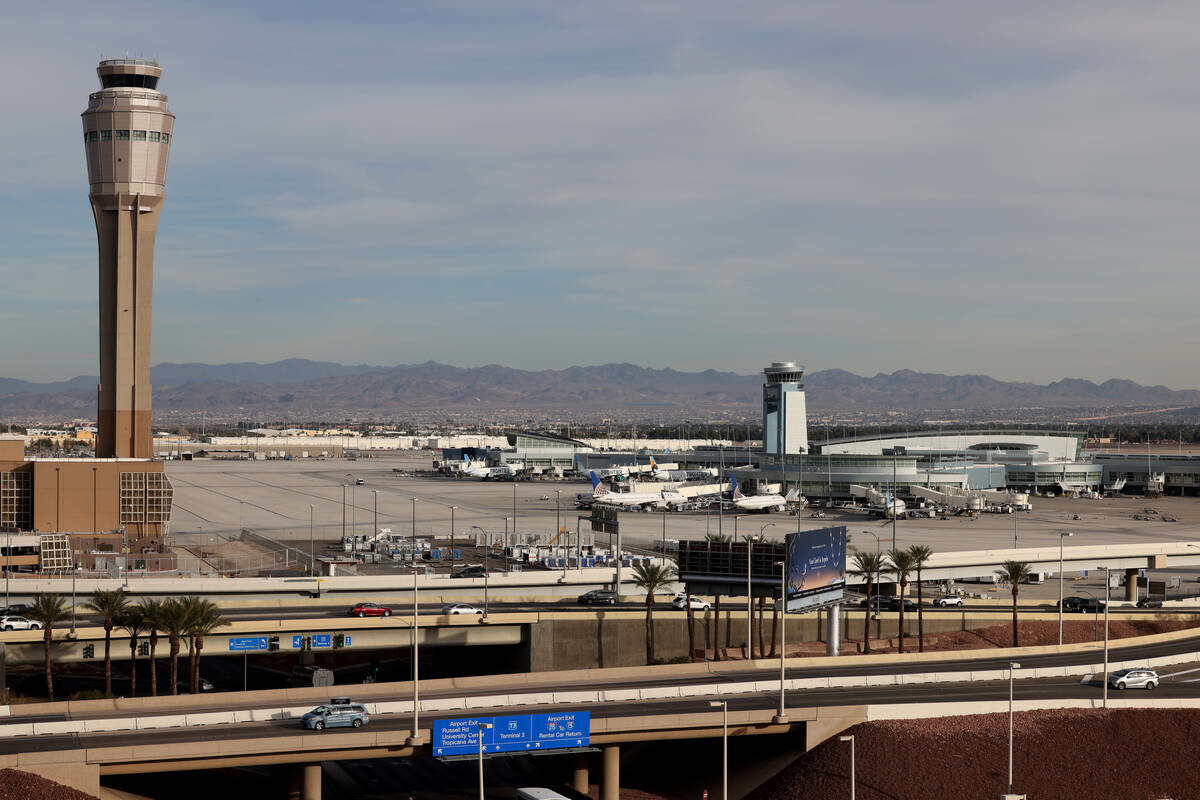 Harry Reid International Airport in Las Vegas Wednesday, Jan. 11, 2023.