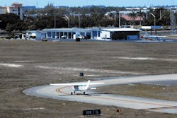 A small banner-tow plane crashed at North Perry Airport Thursday afternoon, officials confirmed, just over a week after another banner plane crashed after departing the airport. A small banner-tow plane crashed at North Perry Airport Thursday afternoon, officials confirmed, just over a week after another banner plane crashed after departing the airport.
