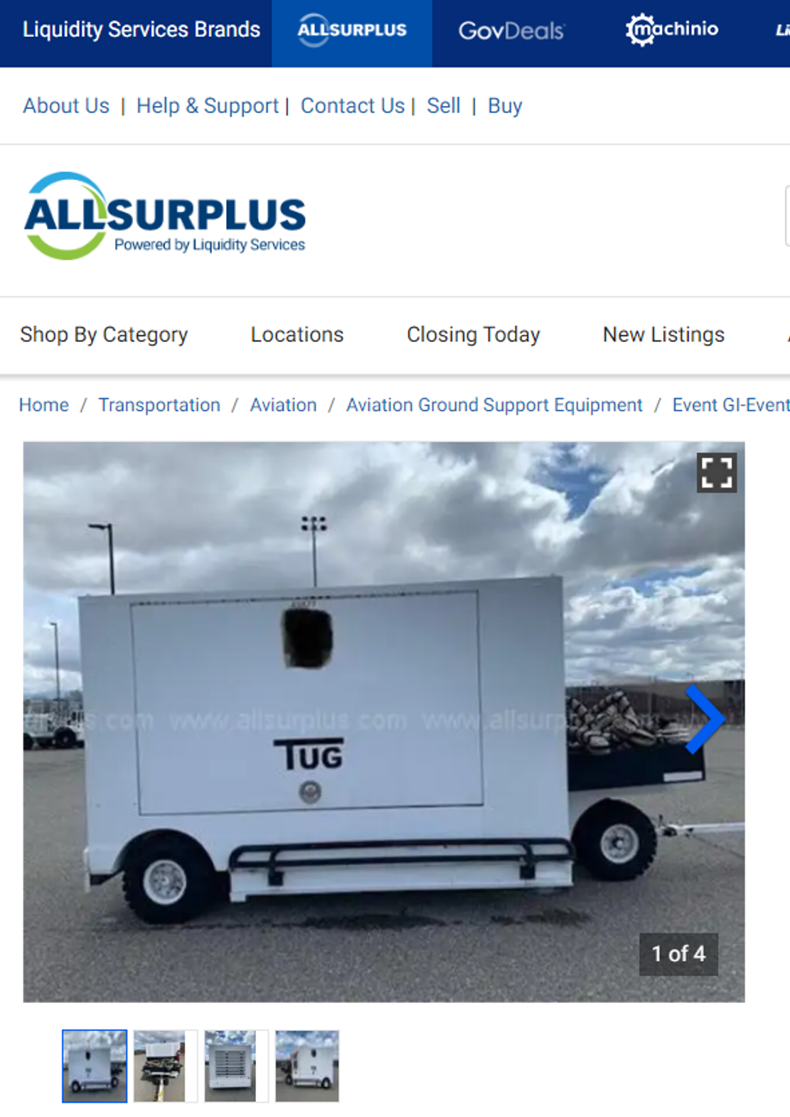 Liquidity Services' online auction marketplace allows businesses to buy surplus equipment. The company helps accurately describe the equipment's current working condition, share representative photographs and sells the units for clients.