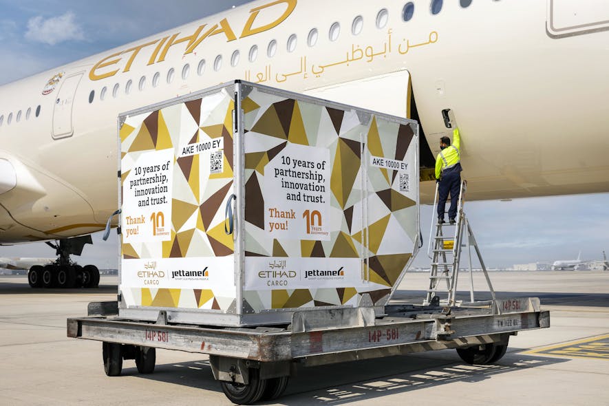 Etihad Cargo has further automated its air cargo processes by integrating Descartes&apos; next-generation Bluetooth Low Energy Internet of Things (IoT) solution with Jettainer&apos;s ULD management services.