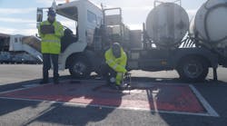 Hydrant operator staff completing a pit valve integrity test using a coupler Hydrant operator staff completing a pit valve integrity test using a coupler