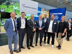 From left, Uwe Glunz, Managing Director Customs Broker, Christian Georgi, COO GEORGI Transporte, Ashwin Bhat, CEO Lufthansa Cargo, Jürgen Georgi, CEO GEORGI Group, Benjamin Weil, Commercial Manager, GEORGI Handling, Murat Odabas, Managing Director Customs Broker, Diana Schöneich, Managing Director GEORGI Handling From left, Uwe Glunz, Managing Director Customs Broker, Christian Georgi, COO GEORGI Transporte, Ashwin Bhat, CEO Lufthansa Cargo, Jürgen Georgi, CEO GEORGI Group, Benjamin Weil, Commercial Manager, GEORGI Handling, Murat Odabas, Managing Director Customs Broker, Diana Schöneich, Managing Director GEORGI Handling
