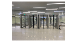 Dormakaba exit lane breach control technology at MCO Dormakaba exit lane breach control technology at MCO