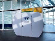 A Mamava lactation pod located at New York&rsquo;s Laguardia Airport