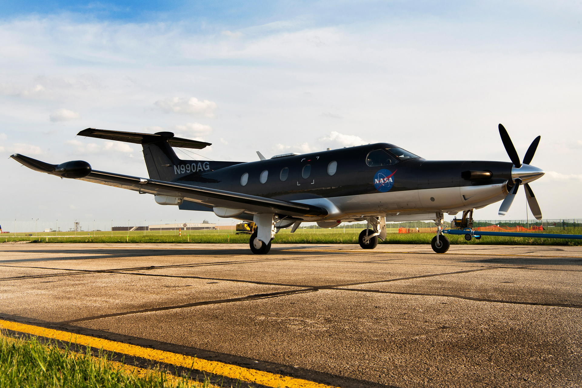 NASA Glenn&rsquo;s Pilatus PC-12 to fly over local area roadways