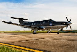 NASA Glenn’s Pilatus PC-12 to fly over local area roadways NASA Glenn’s Pilatus PC-12 to fly over local area roadways