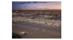 Conceptual rendering of Terminal F.