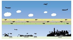 Use of a vertical common passing zone. Use of a vertical common passing zone.