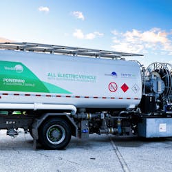 World Fuel Services All Electric Fuel Truck