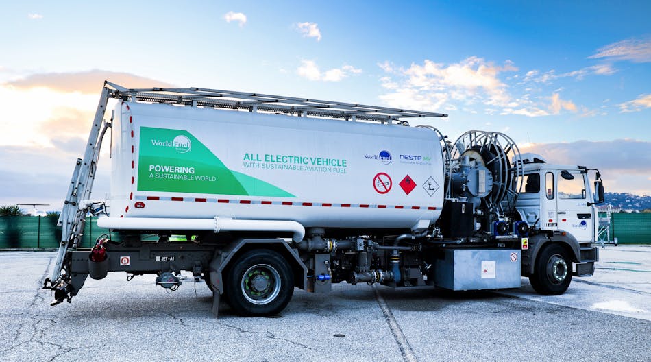 World Fuel Services All Electric Fuel Truck