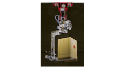 This robotic system is capable of handling cargo of a variety of sizes and weights, even odd-shaped cargo. This robotic system is capable of handling cargo of a variety of sizes and weights, even odd-shaped cargo.