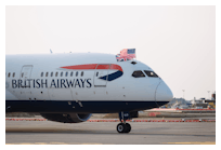 British Airways first flight at CVG has landed.