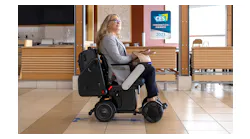 The WHILL Autonomous Service allows passengers to be transported to their boarding gate using an autonomous mobility vehicle and a simple touch panel.