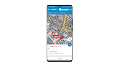 Trackem GPS mobile app interface