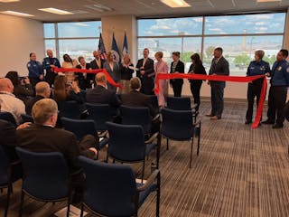 A ribbon cutting marks the official launch of TSA Academy West in Las Vegas.