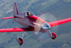 The Midget Mustang, a single-seat aerobatic sport plane designed by David Long, will celebrate its 75th anniversary