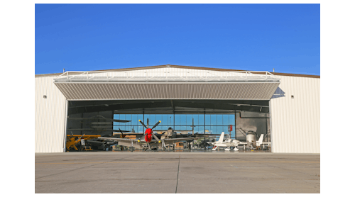 Midland bifold hangar door