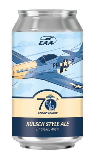AirVenture attendees and residents of the Fox Valley can get a taste of EAA&rsquo;s 70th anniversary as the organization partners with Stone Arch Brew Pub of Appleton, Wisconsin to produce a special commemorative beer.