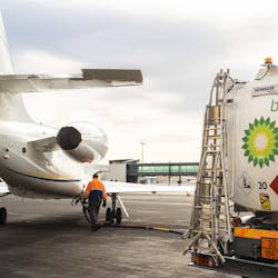 Air Bp Refuels A Business Jet