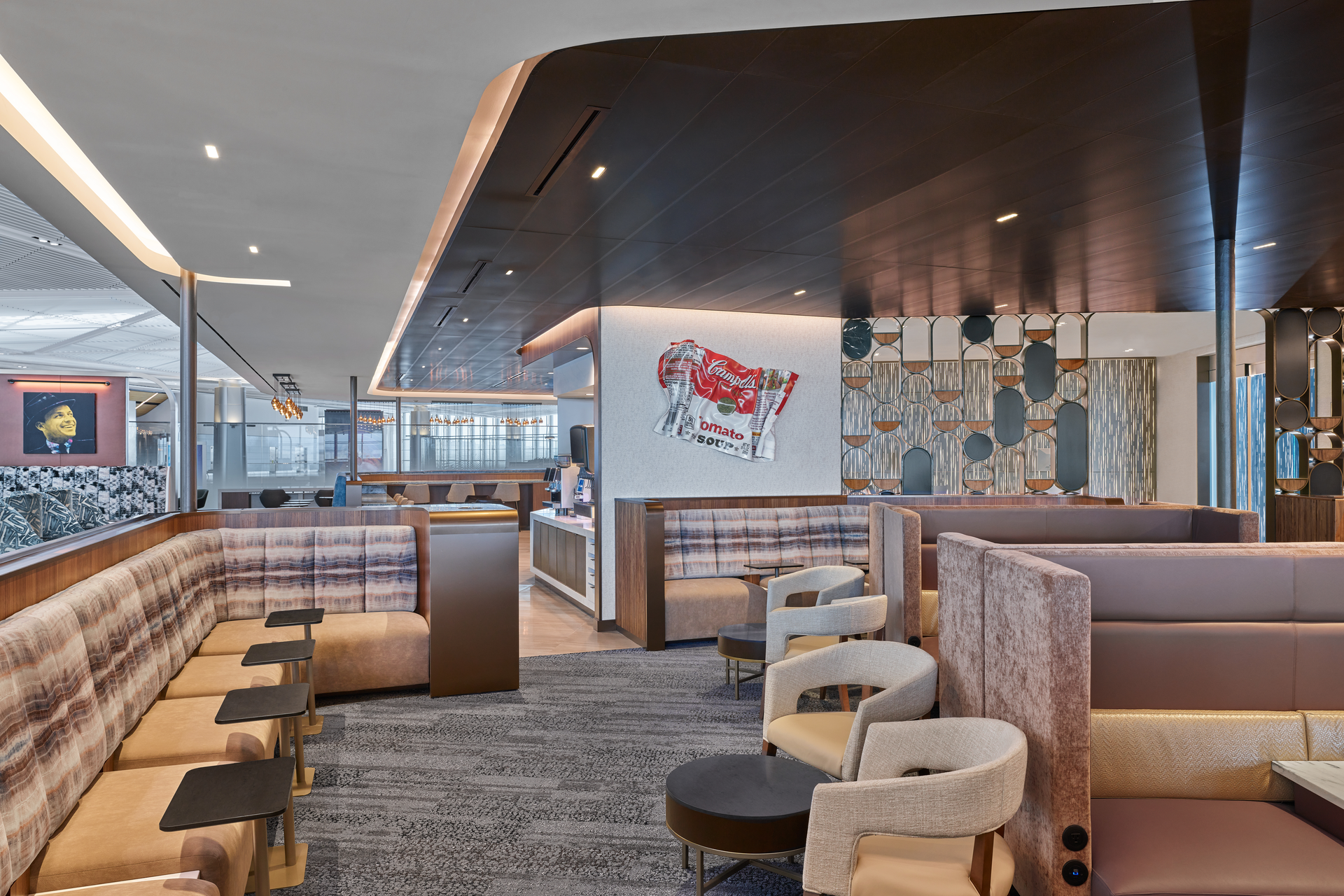 Delta Sky Club at Newark Liberty International Airport's new Terminal A.