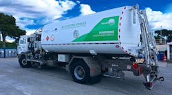World Fuel worked with Almac to convert diesel-powered refueling trucks into all-electric refueling vehicles that were deployed at Toulon Hy&egrave;res Airport.