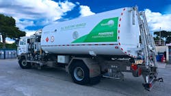 World Fuel worked with Almac to convert diesel-powered refueling trucks into all-electric refueling vehicles that were deployed at Toulon Hy&egrave;res Airport.