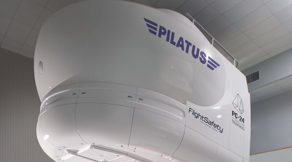Flight Safety Pilatus Pc 24 Fs1000 Simulator