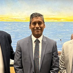 Pictured left to right: Kerry Dustin, NAA Board of Commissioners, Chair; Anthony Gamboa, NAA Senior Information Systems Manager; Chris Rozansky, NAA Executive Director.