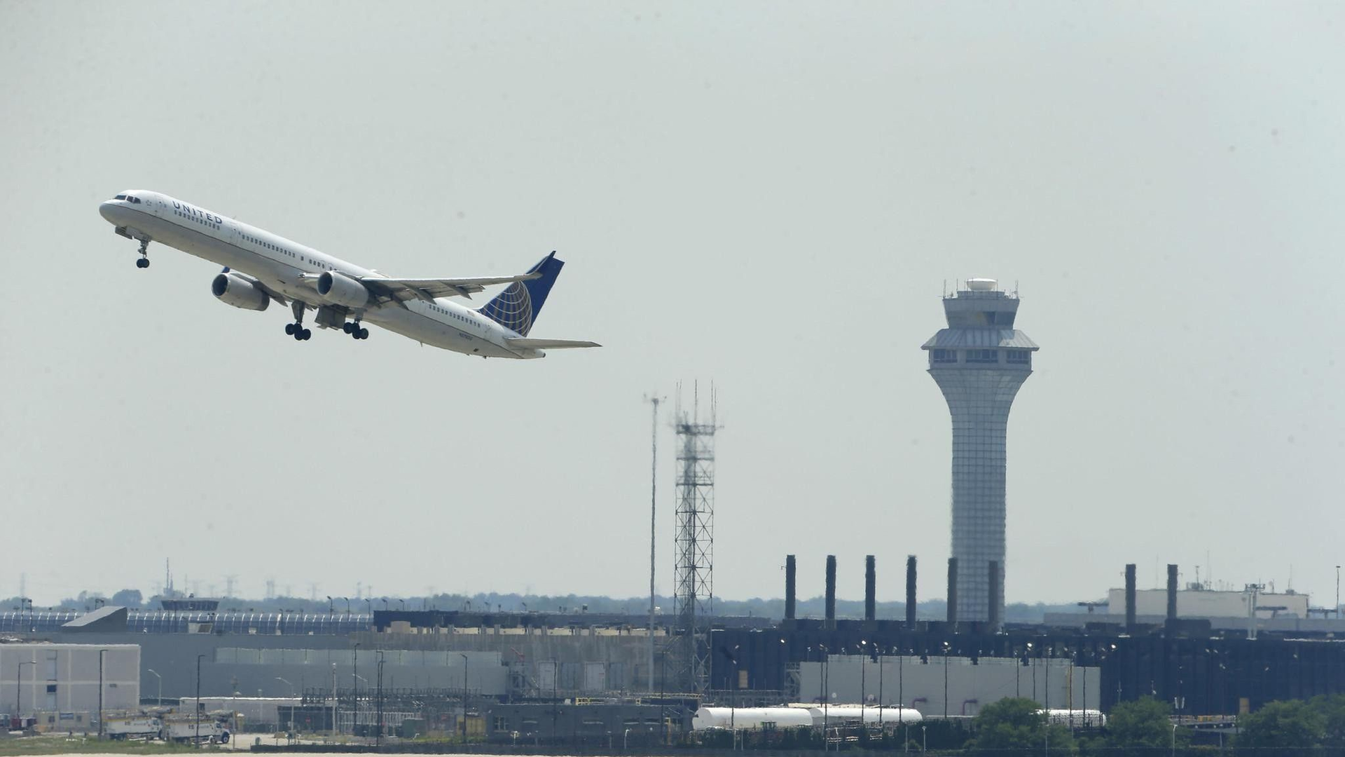 A United Airlines flight takes off at Chicago O'Hare International Airport on July 6, 2020 in Chicago.